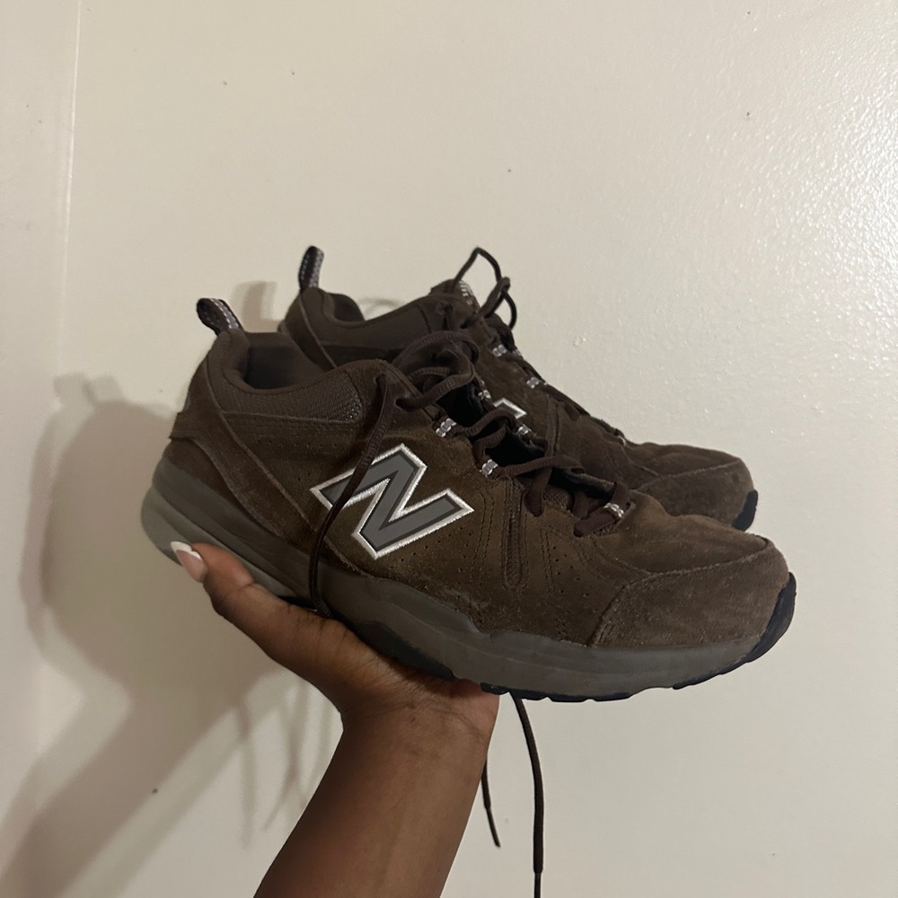 New Balance Men's 608 V5 Cross Trainer In Brown/White